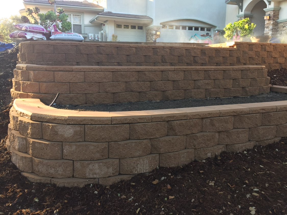 Outdoor Renovation: Retaining wall